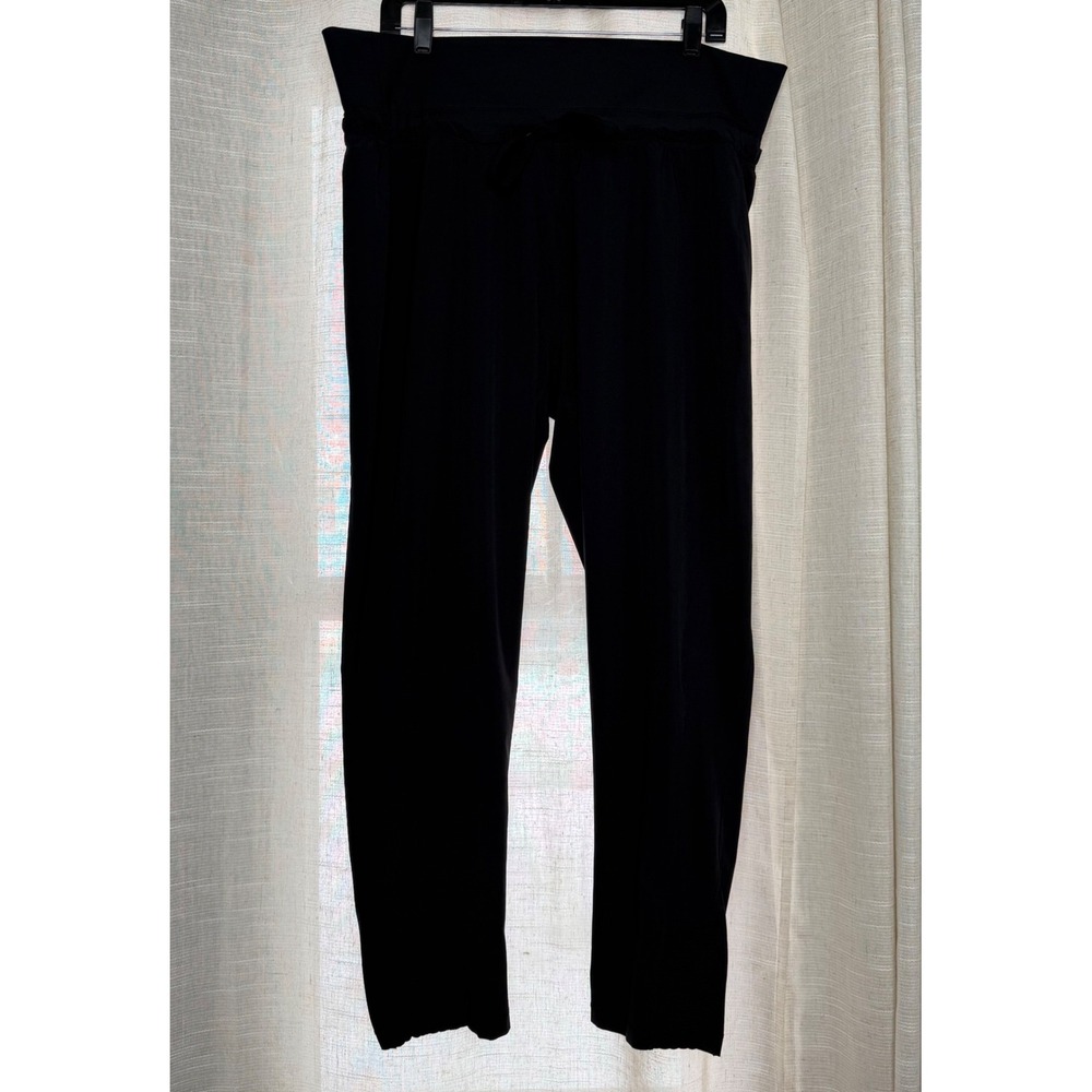 Athleta Spar Pants Ankle Jogger Black Workout Yoga Pilates Athleisure Women's XL - Picture 2 of 11
